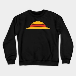 the straw hat Crewneck Sweatshirt